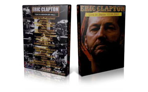Artwork Cover of Eric Clapton 2001-12-04 DVD Tokyo Proshot