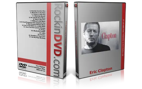 Artwork Cover of Eric Clapton 2004-07-12 DVD Columbus Audience