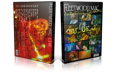 Artwork Cover of Fleetwood Mac 1977-12-05 DVD Tokyo Proshot