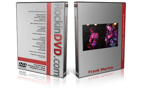 Artwork Cover of Frank Marino Compilation DVD Various Videos 1975 1983 Proshot