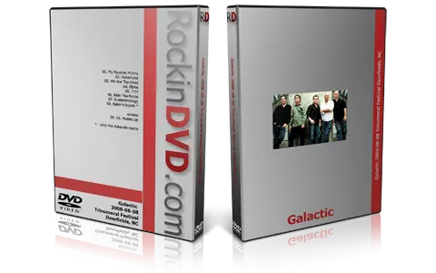 Artwork Cover of Galactic 2008-08-08 DVD Deerfields Audience