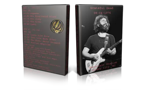 Artwork Cover of Grateful Dead 1976-08-04 DVD Jersey City Proshot