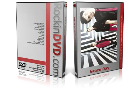 Artwork Cover of Green Day 1998-07-11 DVD Vancouver Proshot