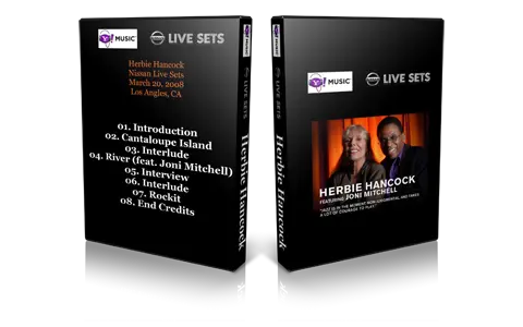 Artwork Cover of Herbie Hancock 2008-03-20 DVD Los Angeles Proshot