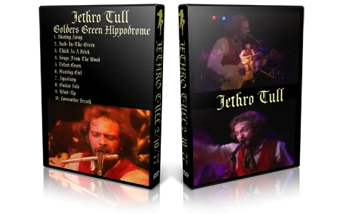 Artwork Cover of Jethro Tull 1977-02-10 DVD Golders Green Hippodrome Proshot