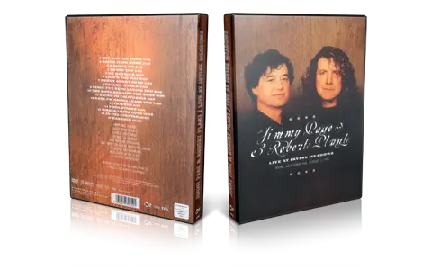 Artwork Cover of Jimmy Page and Robert Plant 1995-10-03 DVD Irvine Proshot
