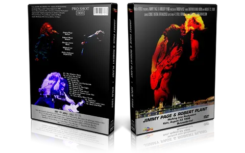 Artwork Cover of Jimmy Page and Robert Plant 1998-08-23 DVD Koln Proshot