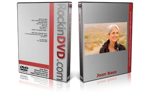 Artwork Cover of Joan Baez 1987-12-17 DVD San Francisco Proshot