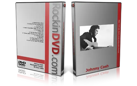 Artwork Cover of Johnny Cash 1994-06-09 DVD New York City Proshot