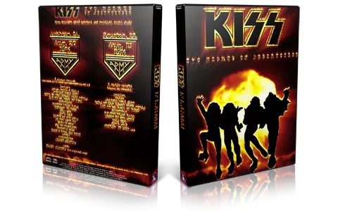 Artwork Cover of KISS 1976-08-20 DVD Anaheim Audience