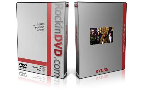 Artwork Cover of Kyuss 1995-02-20 DVD Milan Proshot