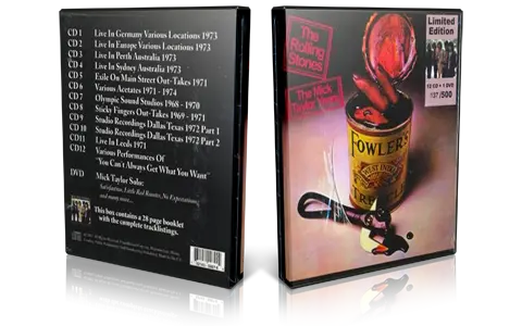 Artwork Cover of Mick Taylor 1993-11-06 DVD Buenos Aires Proshot