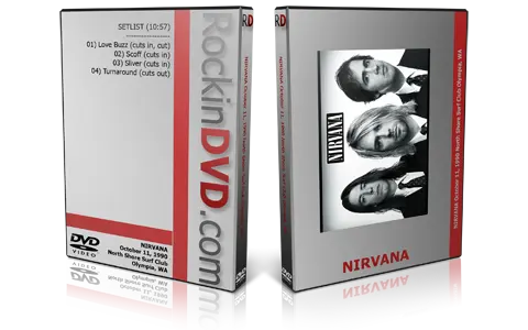 Artwork Cover of Nirvana 1990-10-11 DVD Olympia Audience