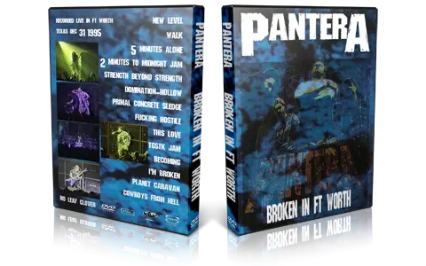 Artwork Cover of Pantera 1995-12-31 DVD Worth Audience
