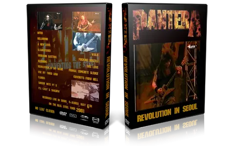 Artwork Cover of Pantera 2001-05-06 DVD Seoul Proshot