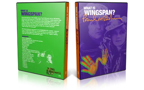 Artwork Cover of Paul McCartney Compilation DVD What is Wingspan Proshot