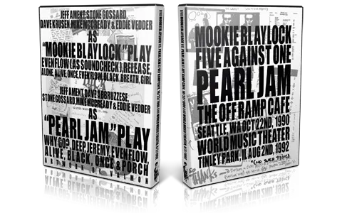 Artwork Cover of Pearl Jam 1990-10-22 DVD Seattle Audience