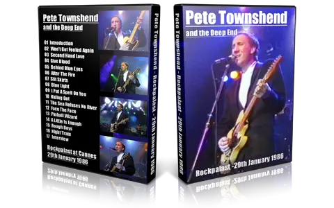 Artwork Cover of Pete Townshend 1986-01-29 DVD Rockpalast Proshot