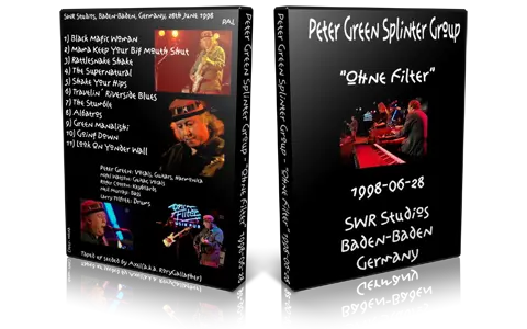 Artwork Cover of Peter Green 1998-06-28 DVD Rockpalast Proshot