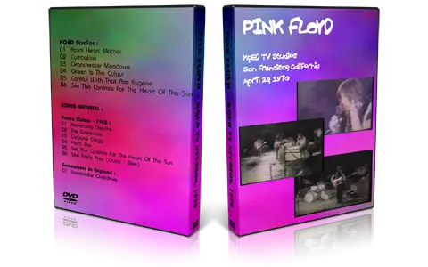 Artwork Cover of Pink Floyd 1970-04-29 DVD San Francisco Proshot