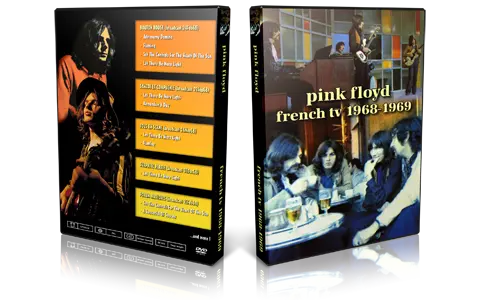 Artwork Cover of Pink Floyd Compilation DVD French TV 1968-1969 Proshot