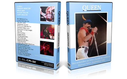 Artwork Cover of Queen 1981-03-01 DVD Buenos Aires Proshot
