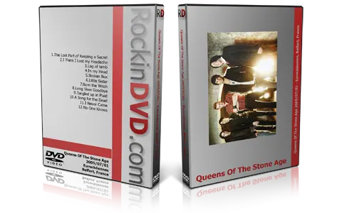 Artwork Cover of Queens Of The Stone Age 2005-07-01 DVD Belfort Proshot