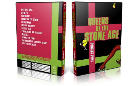 Artwork Cover of Queens Of The Stone Age 2007-05-08 DVD Paris Proshot