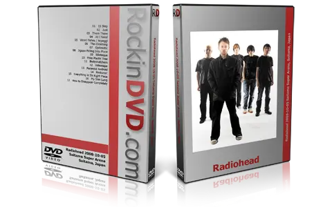 Artwork Cover of Radiohead 2008-10-05 DVD Saitama Proshot