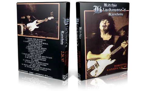 Artwork Cover of Rainbow 1997-02-26 DVD Toronto Audience