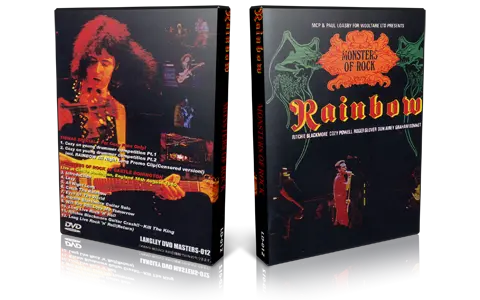 Artwork Cover of Rainbow Compilation DVD Monsters Of Rock Proshot