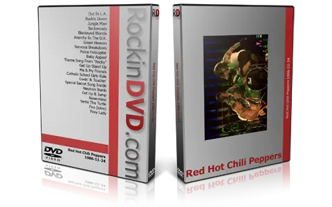 Artwork Cover of Red Hot Chili Peppers 1986-11-24 DVD St Louis Proshot