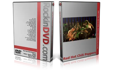 Artwork Cover of Red Hot Chili Peppers 2002-11-05 DVD Osaka Proshot