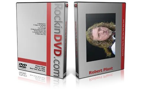 Artwork Cover of Robert Plant 2001-05-31 DVD New York City Proshot