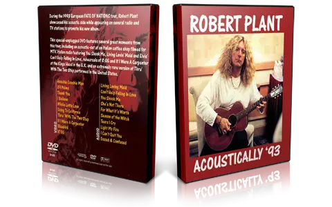 Artwork Cover of Robert Plant Compilation DVD Acoustically 1993 Proshot