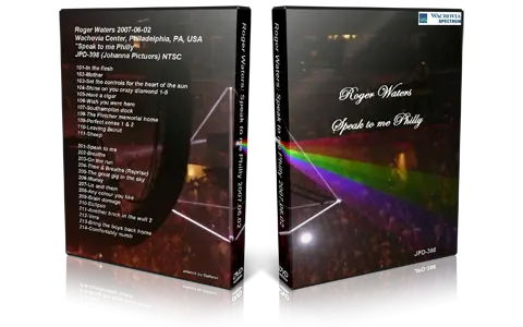 Artwork Cover of Roger Waters 2007-06-02 DVD Philadelphia Audience