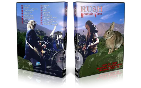 Artwork Cover of Rush 1990-06-27 DVD Shoreline Amphitheatre Proshot