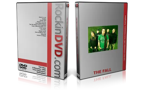 Artwork Cover of The Fall 1982-12-09 DVD Nottingham Audience