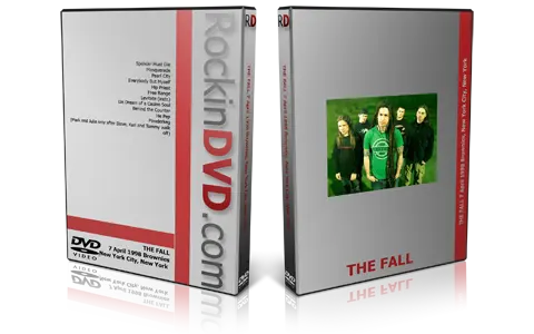 Artwork Cover of The Fall 1998-04-07 DVD New York City Audience