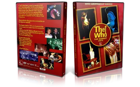 Artwork Cover of The Who Compilation DVD Summit 75 Audience
