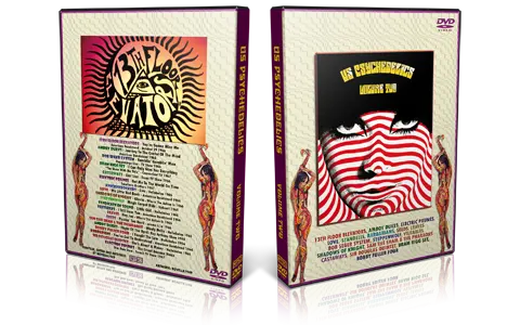 Artwork Cover of US Psychedelic Compilation DVD US Psychedelics volume 1 Proshot