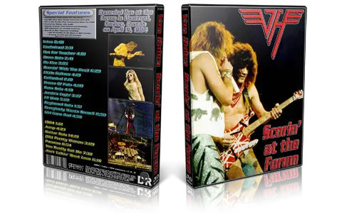Artwork Cover of Van Halen 1984-04-19 DVD Montreal Audience