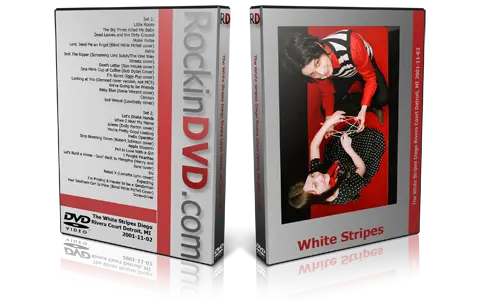 Artwork Cover of White Stripes 2001-11-02 DVD Detroit Audience
