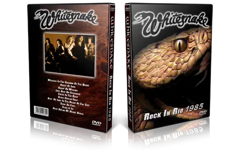 Artwork Cover of Whitesnake 1985-01-11 DVD Rio de Janeiro Proshot