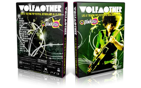Artwork Cover of Wolfmother 2011-06-12 DVD Pink Pop Festival Proshot