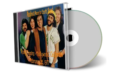 Artwork Cover of Manfred Mann 1977-02-25 CD Hollywood Audience