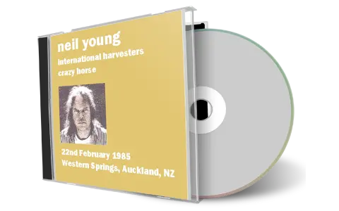 Artwork Cover of Neil Young 1985-02-22 CD Auckland Audience