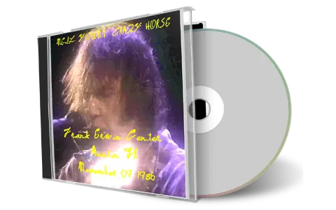 Artwork Cover of Neil Young 1986-11-09 CD Austin Audience