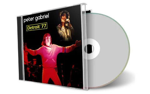 Artwork Cover of Peter Gabriel 1977-03-13 CD Detroit Audience