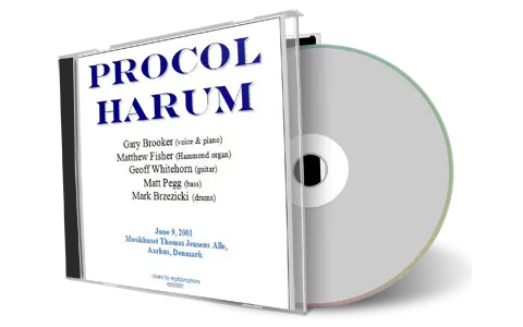 Artwork Cover of Procol Harum 2001-06-09 CD Aarhus Audience